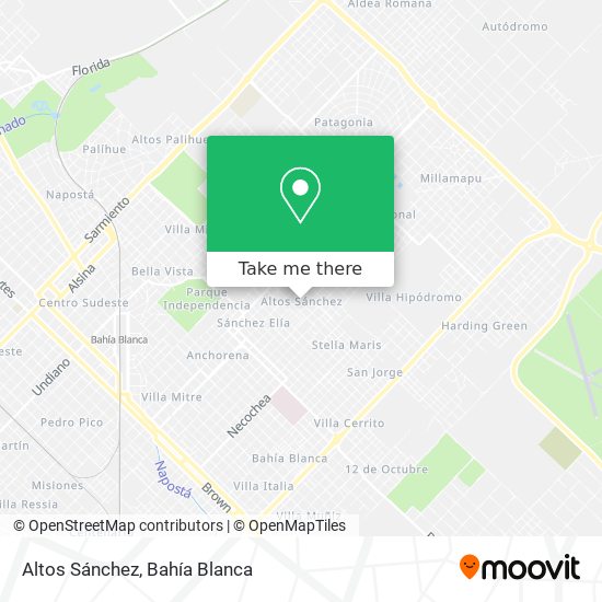 Altos Sánchez map