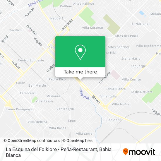 La Esquina del Folklore - Peña-Restaurant map