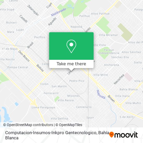 Computacion-Insumos-Inkpro Gentecnologico map