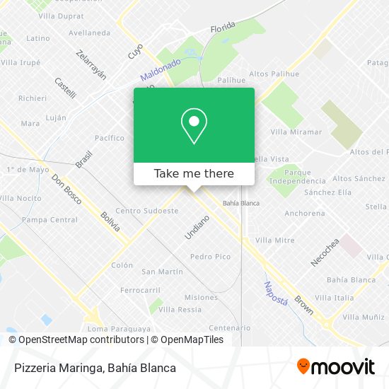 Pizzeria Maringa map