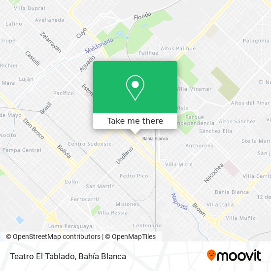 Mapa de Teatro El Tablado