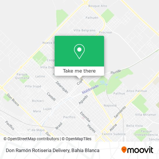 Don Ramón Rotiseria Delivery map