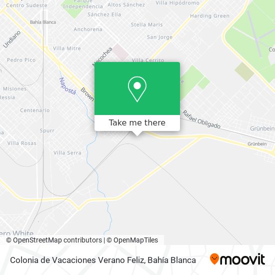 Mapa de Colonia de Vacaciones Verano Feliz