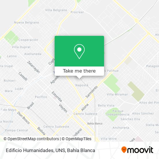 Edificio Humanidades, UNS map