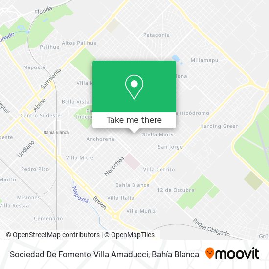 Sociedad De Fomento Villa Amaducci map