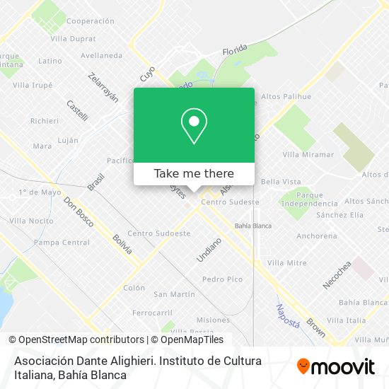 Asociación Dante Alighieri. Instituto de Cultura Italiana map
