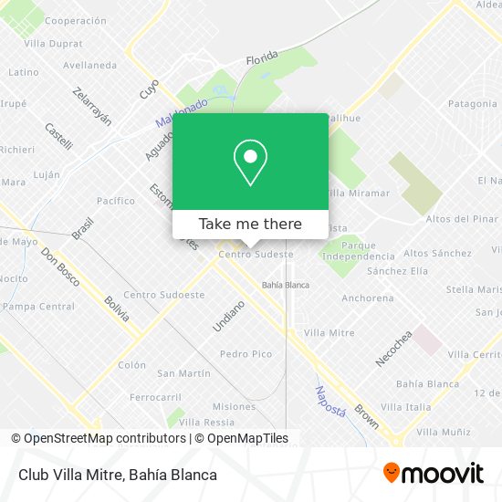 Club Villa Mitre map