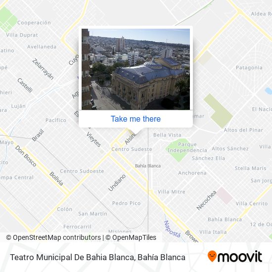 Teatro Municipal De Bahia Blanca map