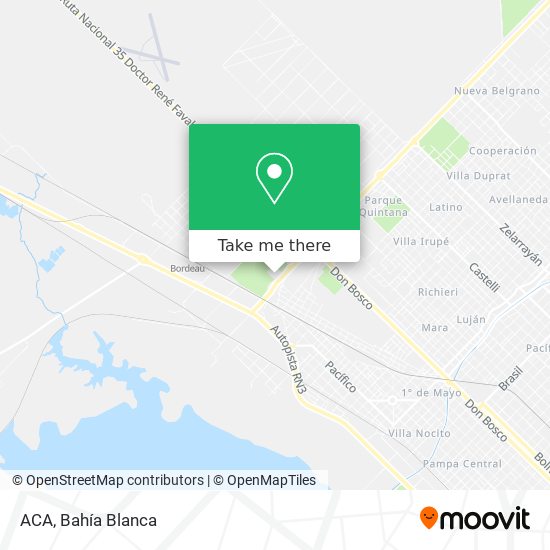 Mapa de ACA