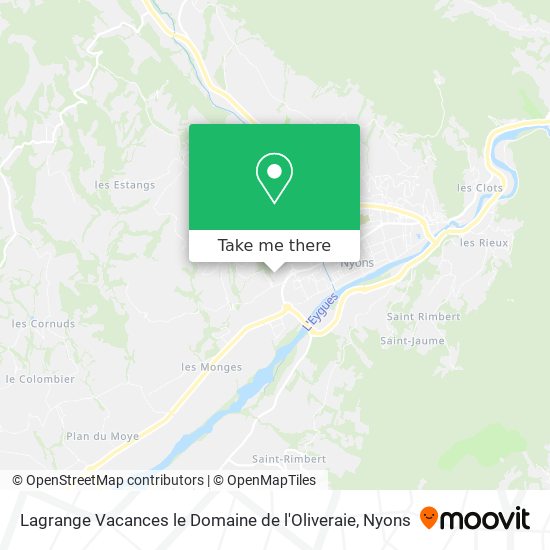 Lagrange Vacances le Domaine de l'Oliveraie map