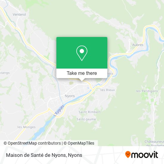 Maison de Santé de Nyons map