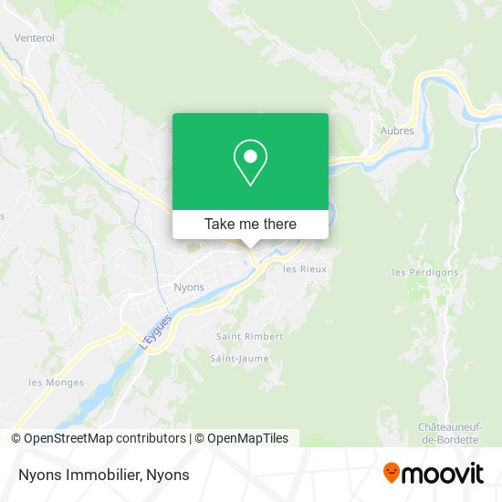 Mapa Nyons Immobilier