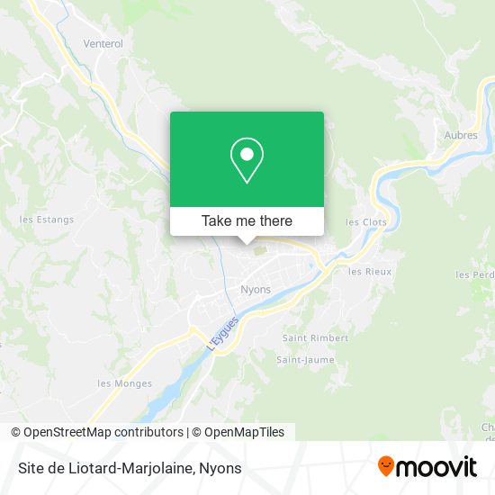 Mapa Site de Liotard-Marjolaine