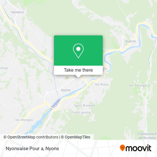 Nyonsaise Pour a map