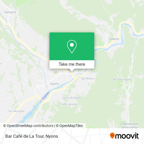 Bar Café de La Tour map