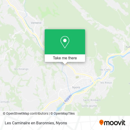 Les Caminaïre en Baronnies map