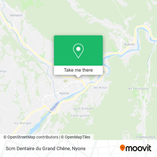 Scm Dentaire du Grand Chêne map