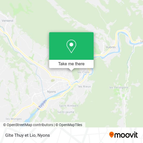 Gîte Thuy et Lio map