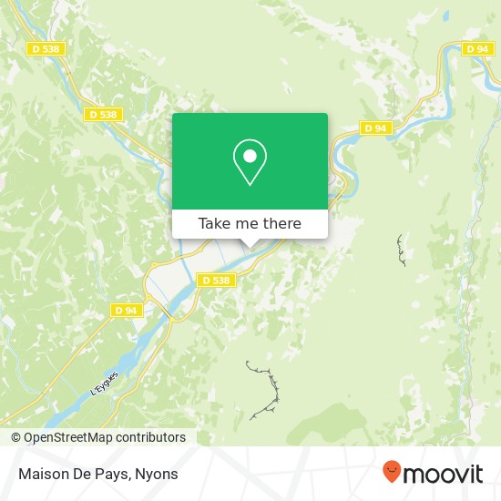 Maison De Pays map