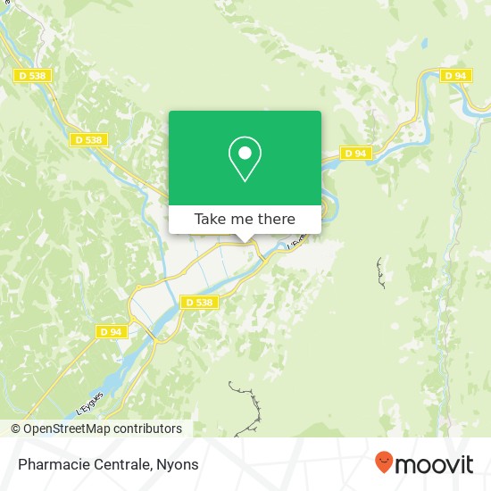 Mapa Pharmacie Centrale