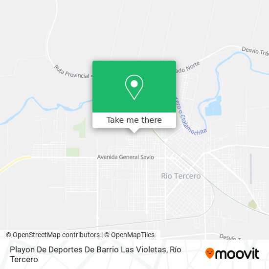 Playon De Deportes De Barrio Las Violetas map