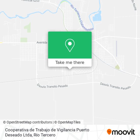 Cooperativa de Trabajo de Vigilancia Puerto Deseado Ltda map