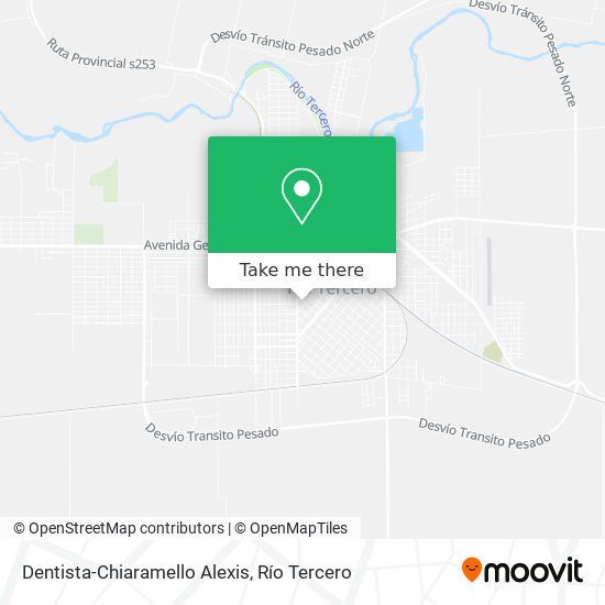 Mapa de Dentista-Chiaramello Alexis