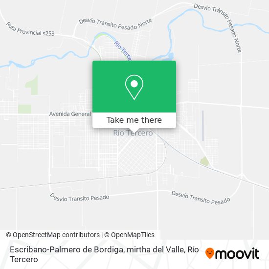 Mapa de Escribano-Palmero de Bordiga, mirtha del Valle
