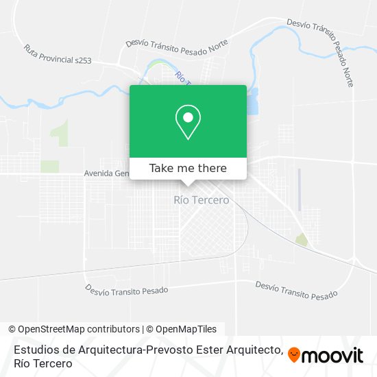 Mapa de Estudios de Arquitectura-Prevosto Ester Arquitecto