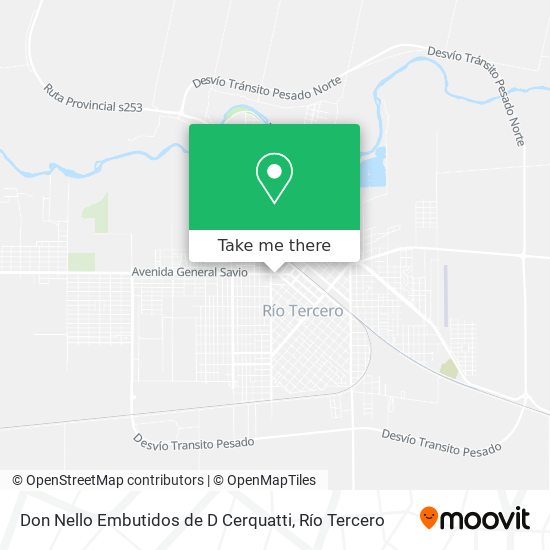 Mapa de Don Nello Embutidos de D Cerquatti