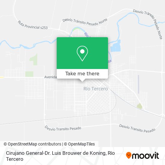 Mapa de Cirujano General-Dr. Luis Brouwer de Koning