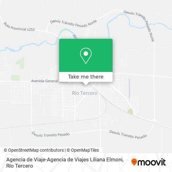 Mapa de Agencia de Viaje-Agencia de Viajes Liliana Elmoni