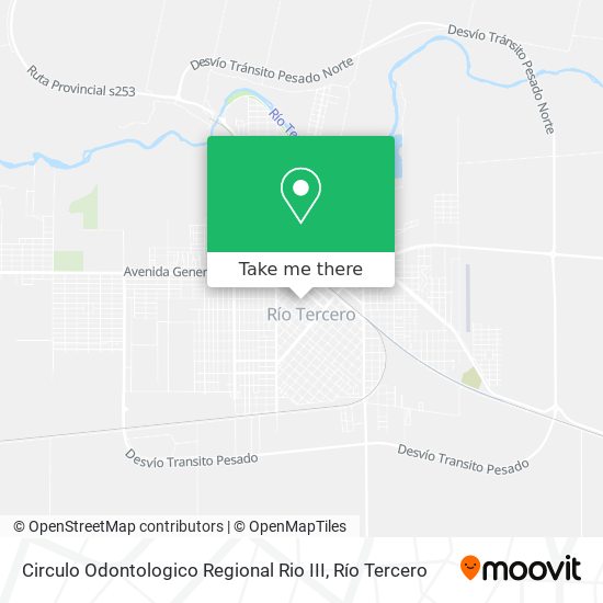 Circulo Odontologico Regional Rio III map