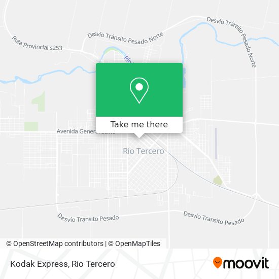 Kodak Express map