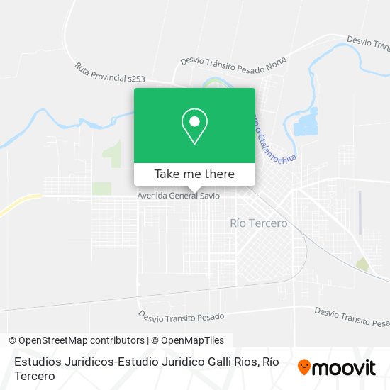 Estudios Juridicos-Estudio Juridico Galli Rios map