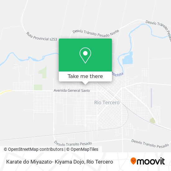 Mapa de Karate do Miyazato- Kiyama Dojo