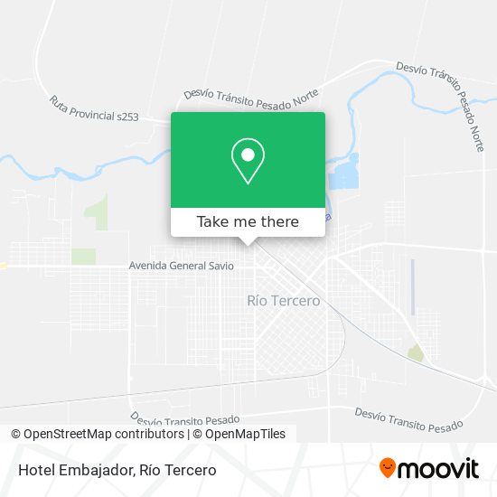 Hotel Embajador map