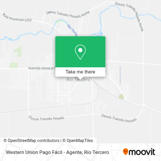 Western Union Pago Fácil - Agente map