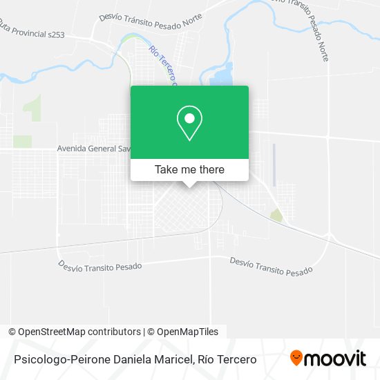 Psicologo-Peirone Daniela Maricel map