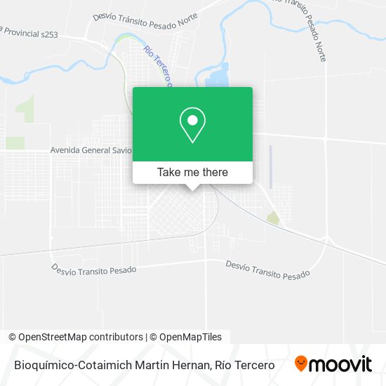 Bioquímico-Cotaimich Martin Hernan map