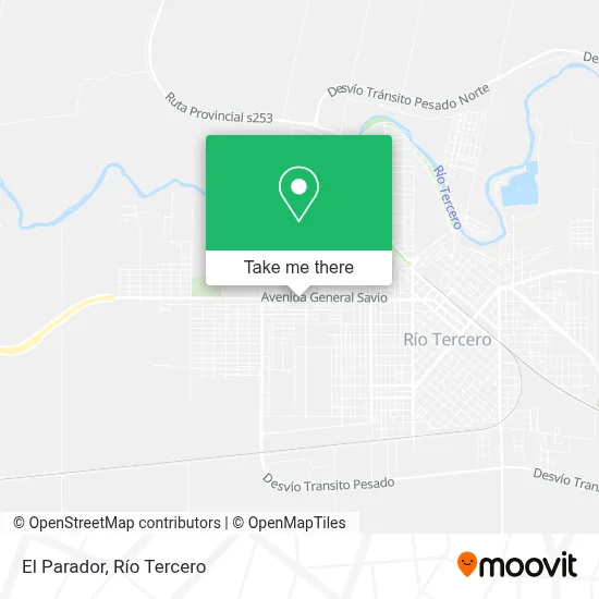 El Parador map