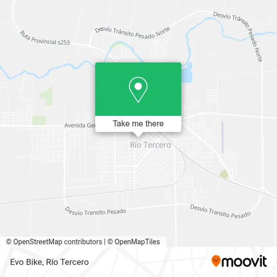 Evo Bike map