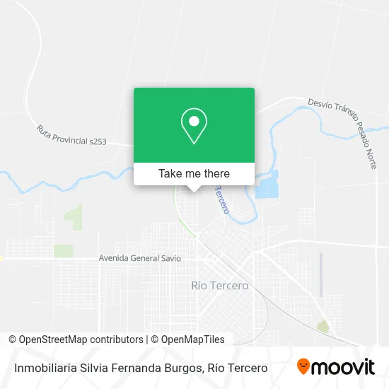 Inmobiliaria Silvia Fernanda Burgos map