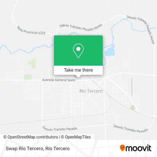 Swap Rio Tercero map