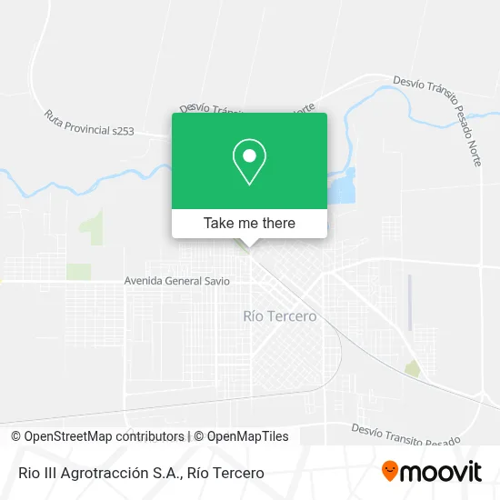 Rio III Agrotracción S.A. map