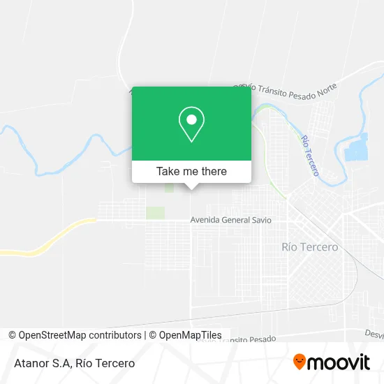 Atanor S.A map