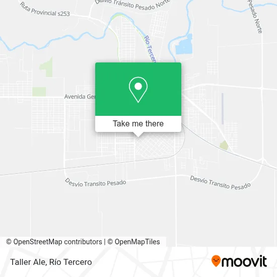 Taller Ale map