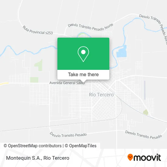 Montequin S.A. map