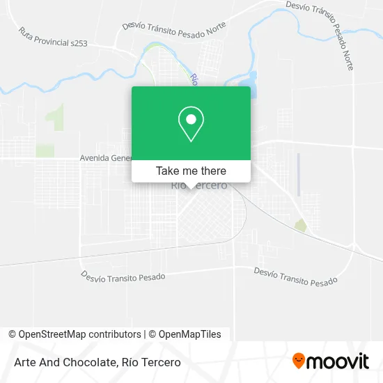 Arte And Chocolate map