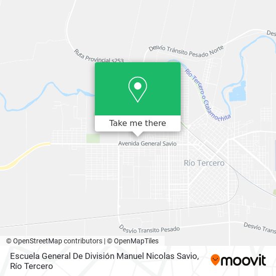 Escuela General De División Manuel Nicolas Savio map